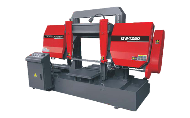 九真镇GW4250双柱龙门卧式带锯床