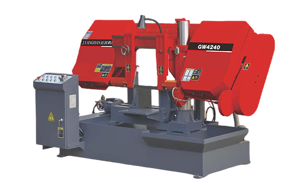 九真镇GW4240双柱卧式带锯床
